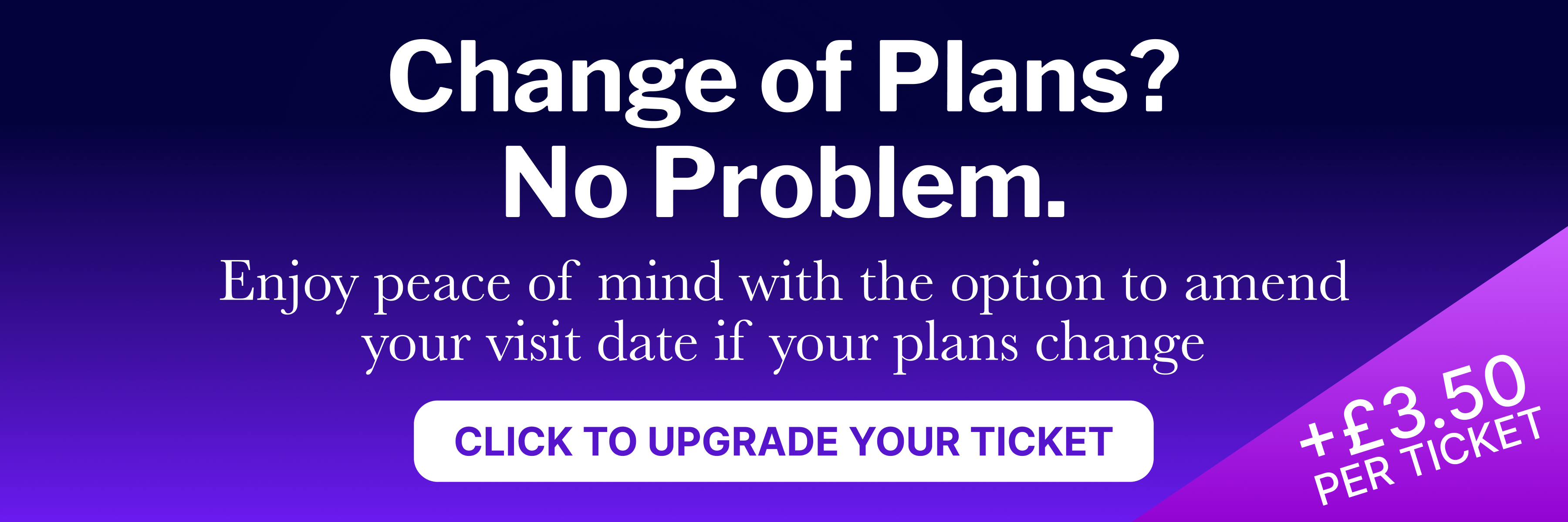 Kew Gardens Reschedulable Tickets banner