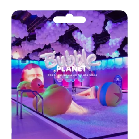 Geschenkgutschein Bubble Planet Berlin